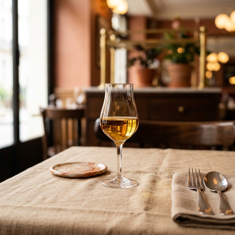 Glas dessertwijn