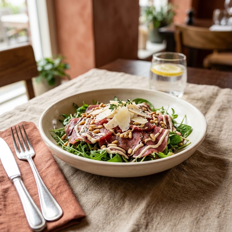 Salade carpaccio